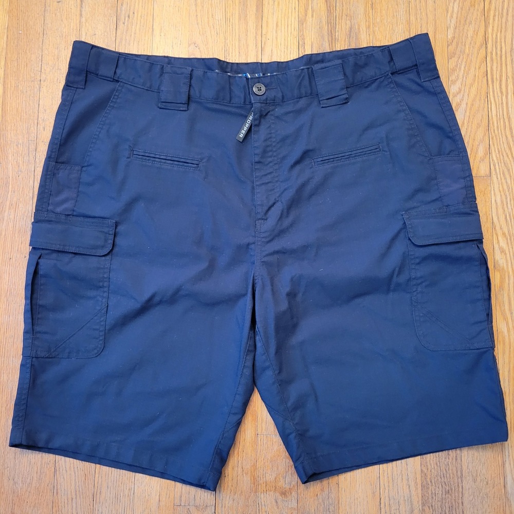 Propper 44 Cargo Shorts Navy Blue Ripstop Tactical KINETIC 1st Responder‎ Hiking
